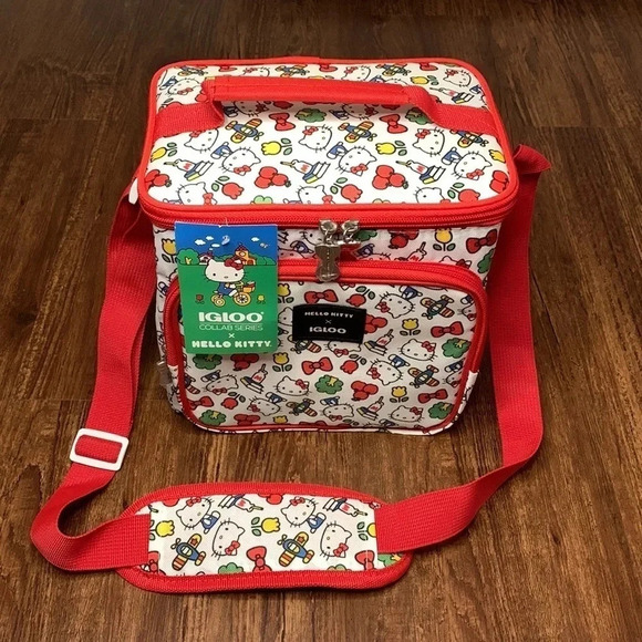 Hello Kitty 9 Cans Square Cooler Bag NWT - Picture 3 of 12